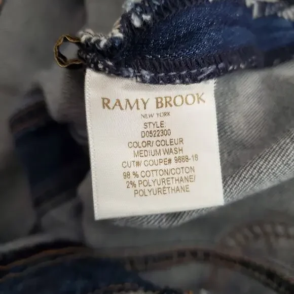 Ramy Brook Monica Button Front Midi Dress Medium Wash Denim Blue USA Size 38 New - Picture 9 of 11